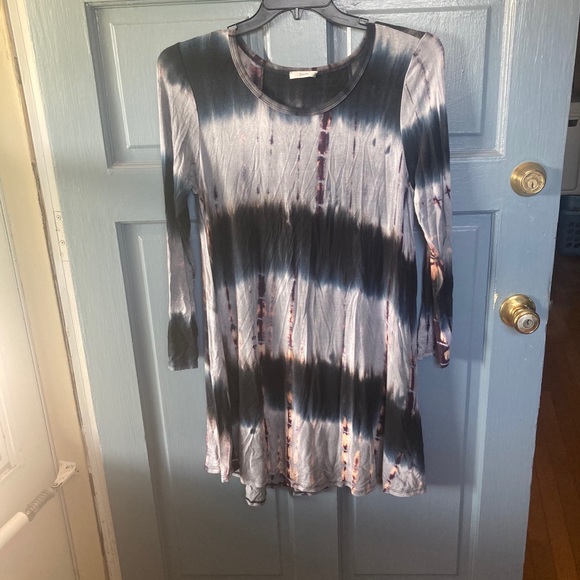 Tie Dye Tshirt Dress - Picture 1 of 2